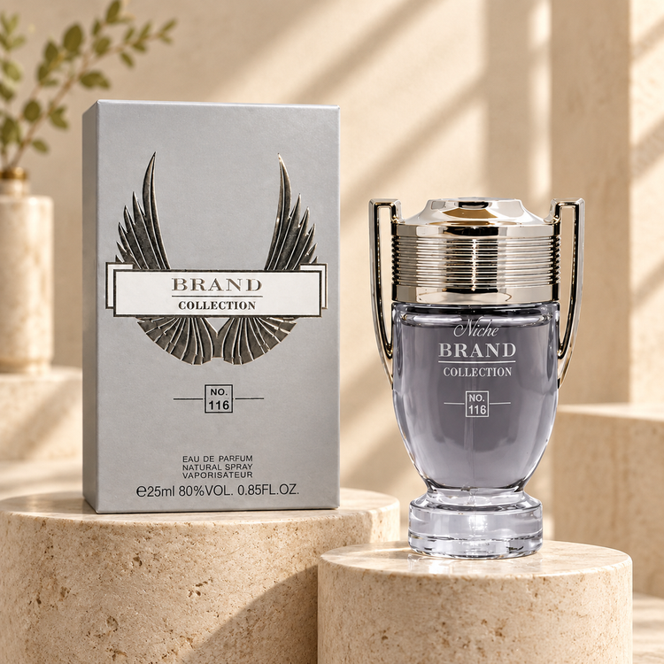 عطر جیبی مردانه برند کالکشن کد 116 مدل پاکو رابان اینویکتوس حجم 25 میلیلیتر